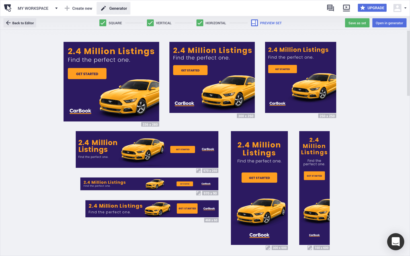 amp html banner maker app