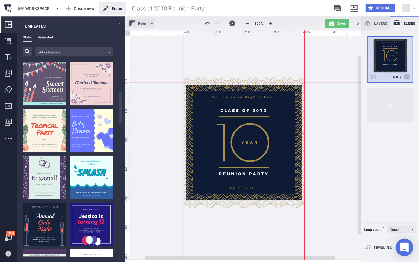 online web to print platform and editor
