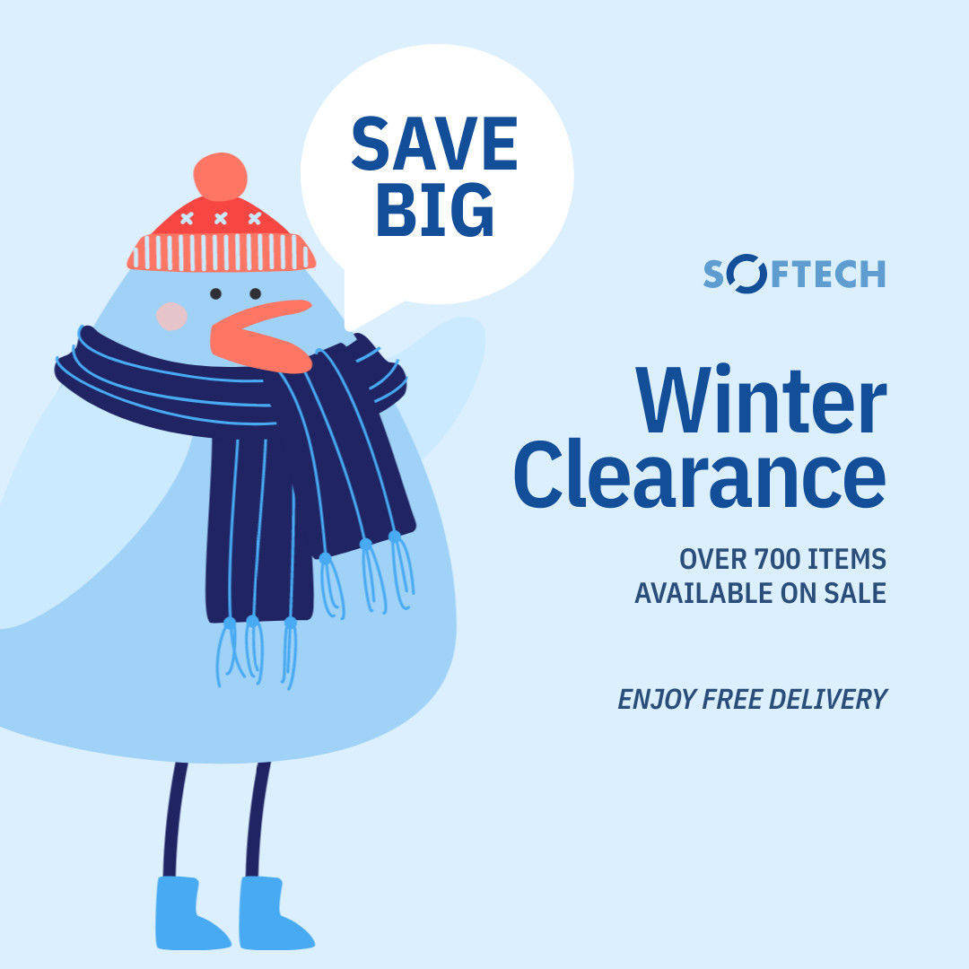 Christmas Winter Blue Bird Promotion Template 1080x1080 template