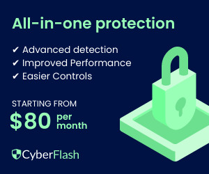 Cyber Flash Antivirus Protection 300x250 template