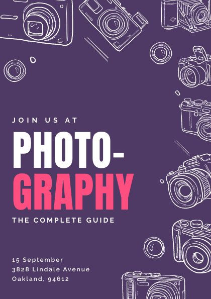 Photography Complete Guide – Flyer Template  420x595 template