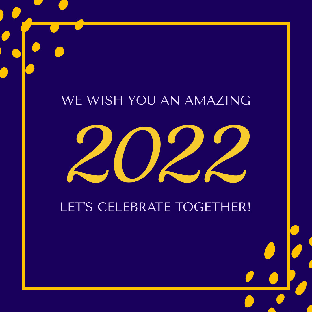Celebrate Amazing 2022 Together 1080x1080 template preview
