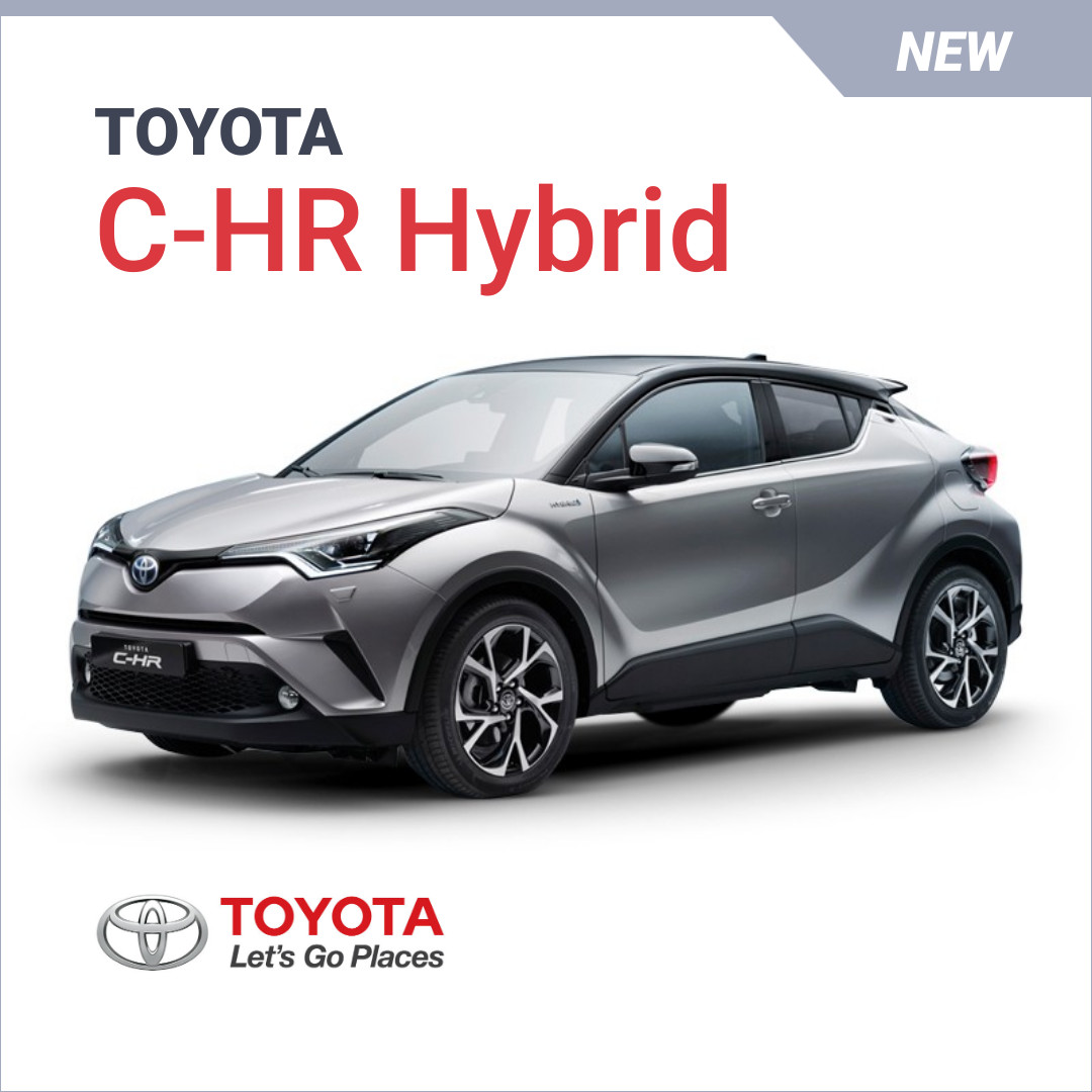 Buy Toyota CHR Hybrid 1080x1080 template