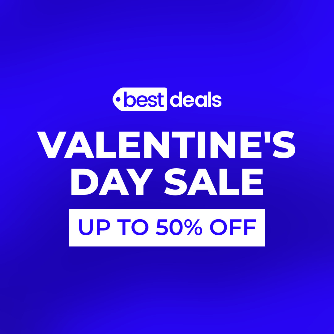 Valentine's Day Sale Best Deals 1080x1080 template