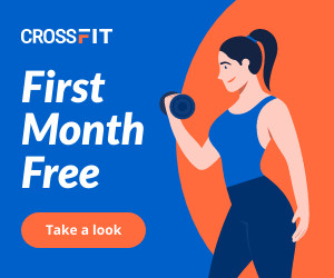 First Month Free Fitness 300x250 template