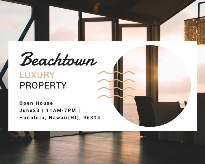 Beachtown Luxury Property Photo – Collage Template  709x567 template