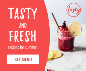 Tasty and Fresh Summer Recipes  300x250 template