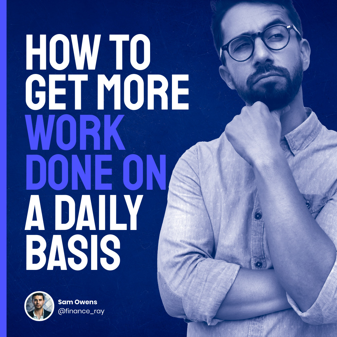 Get More Work Done Carousel 1080x1080 template