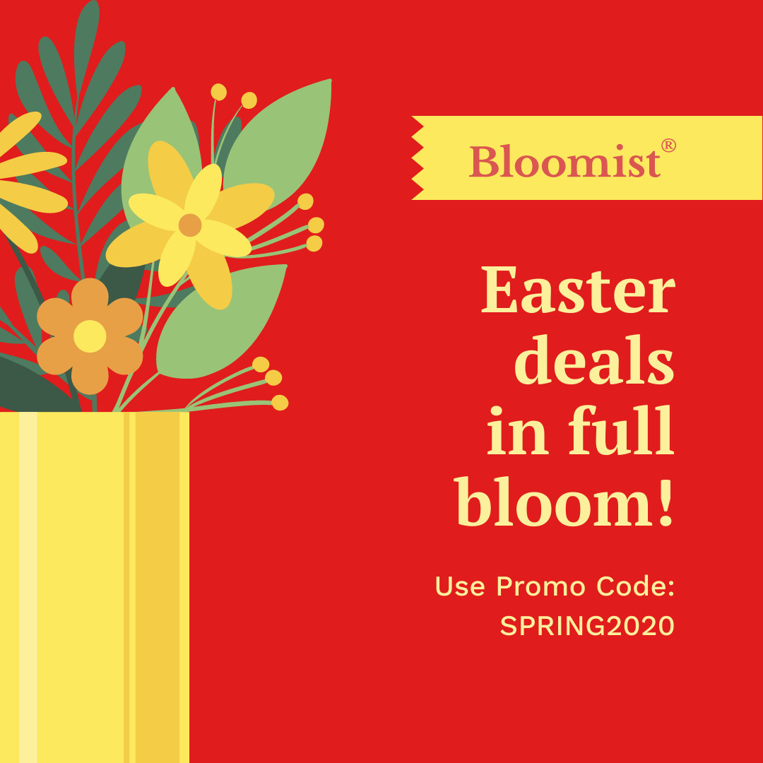 Easter Deals in Full Bloom 1080x1080 template