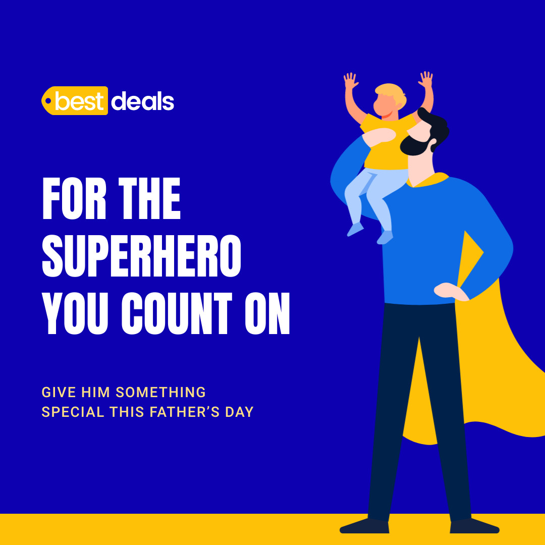 Father's Day Superhero Gift 1080x1080 template
