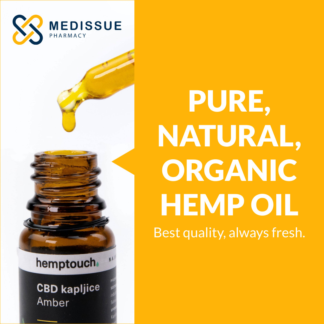 Pure Natural Hemp Oil 1080x1080 template
