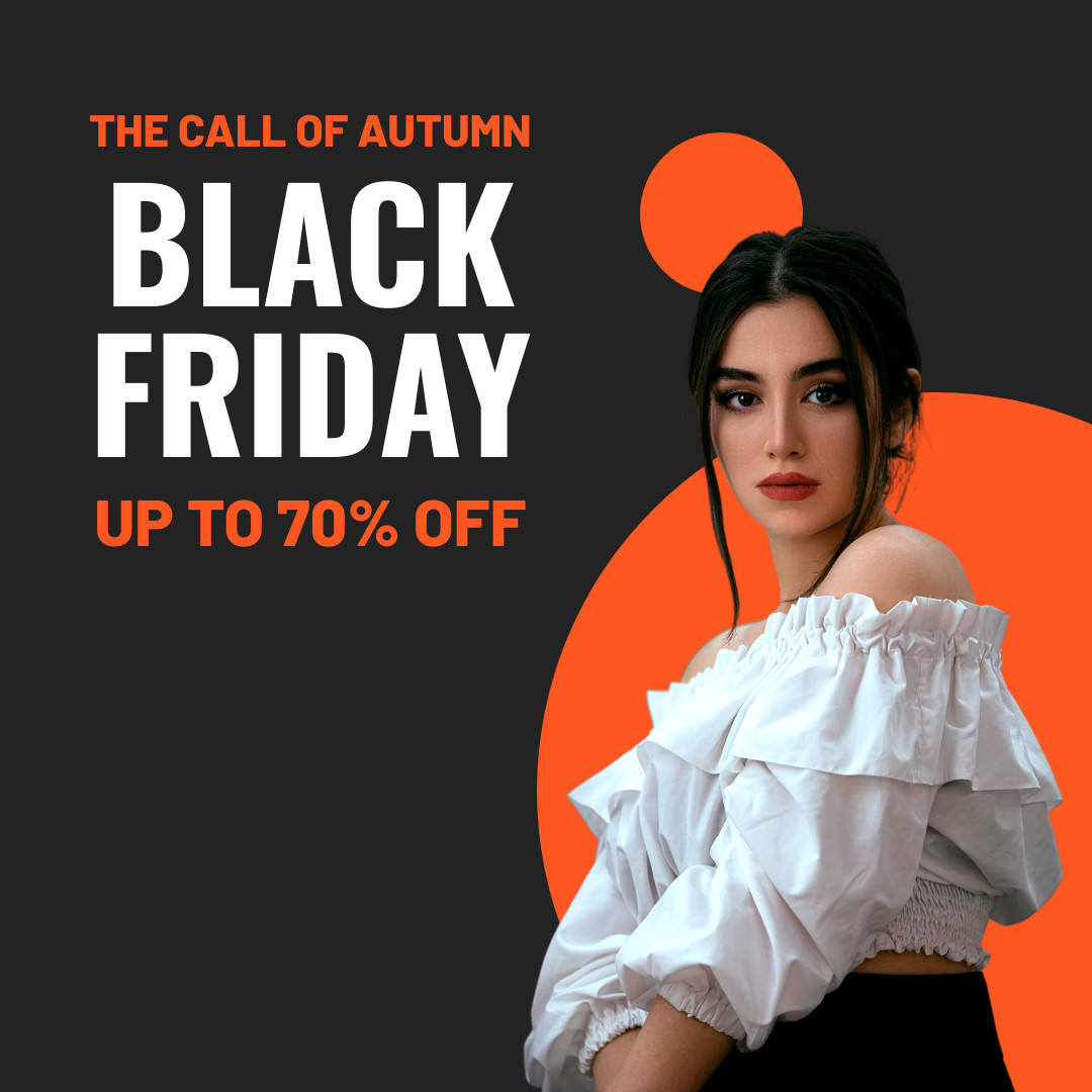 Black Friday The Call of Autumn 1080x1080 template preview
