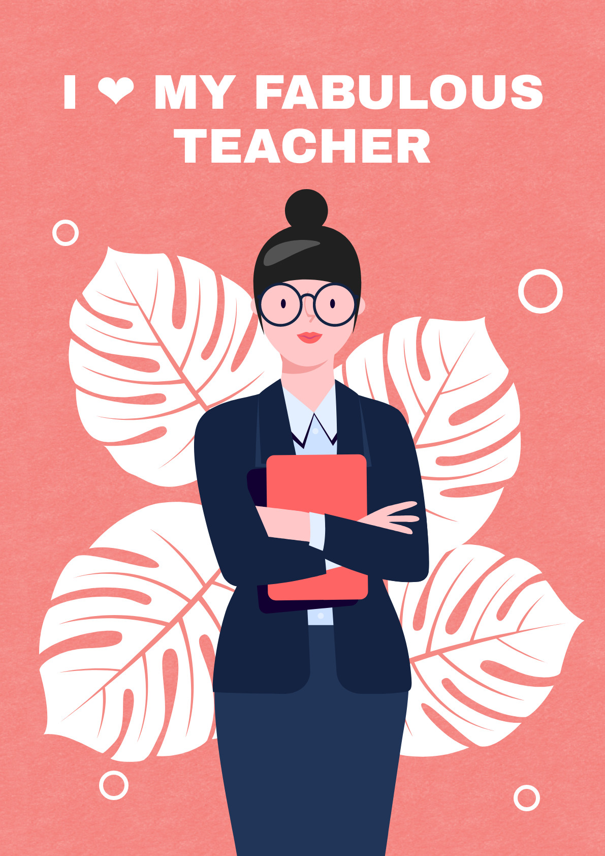 My Fabulous Teacher School Poster 1191x1684 template