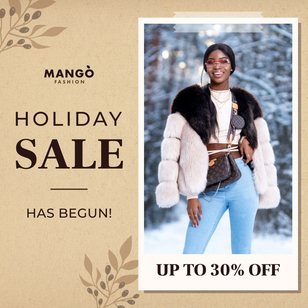 Holiday Fashion Sale Has Begun  1080x1080 template