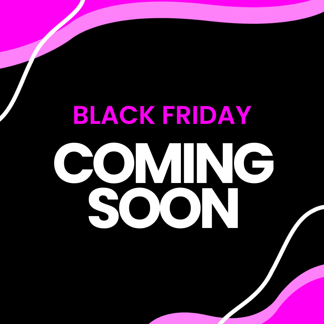 Pink Black Friday Coming Soon  1080x1080 template