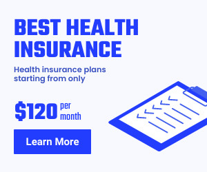 Blue Health Insurance Plans 300x250 template