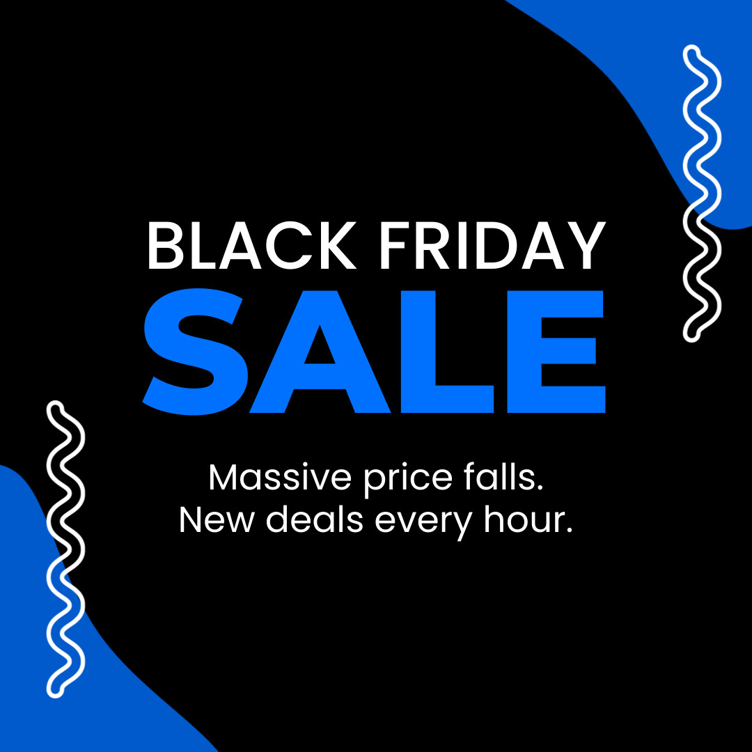 Black Friday Sale Massive Price Falls 1080x1080 template