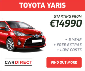 Red Toyota Yaris Automotive 300x250 template