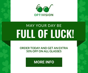 Saint Patrick's Full of Luck Optivision 300x250 template