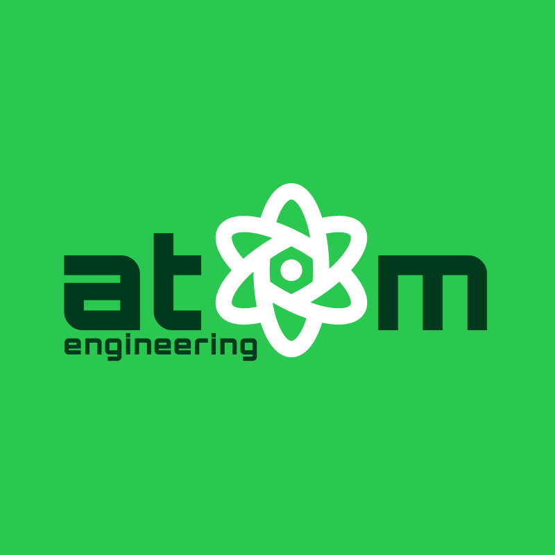 Atom Engineering – Logo Template 800x800 template preview
