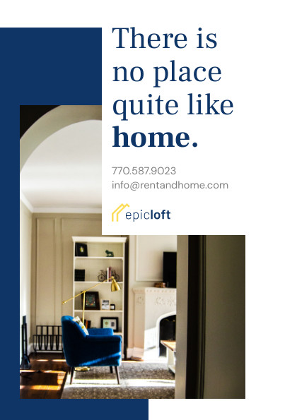 No Place Like Home – Flyer Template 420x595 template