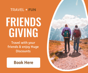Thanksgiving Friendsgiving Travel 300x250 template