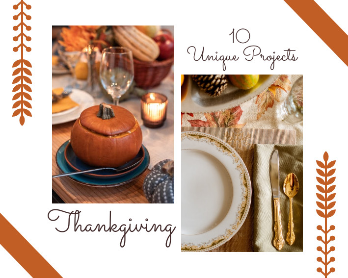 10 Unique Thanksgiving Projects Photo Collage 709x567 template