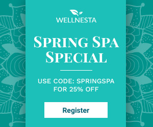Teal Elegant Spring Spa Special 300x250 template