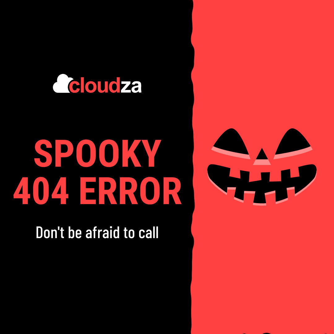Spooky Halloween 404  1080x1080 template preview