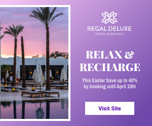 Relax and Recharge Easter Hotel Offer 300x250 template