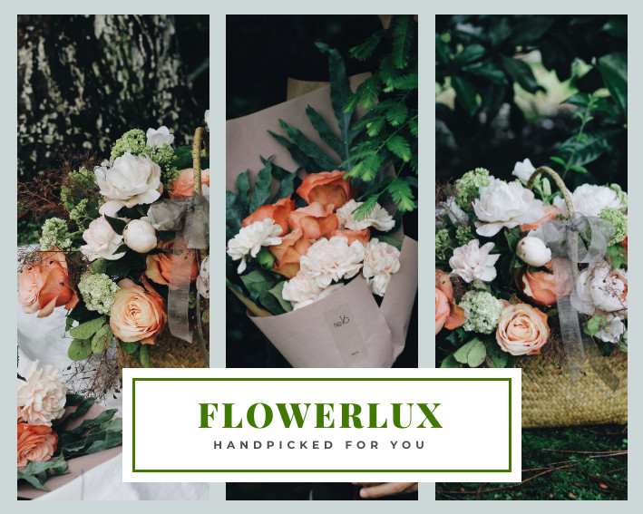 Flowerlux Handpicked – Photo Collage Template 709x567 template