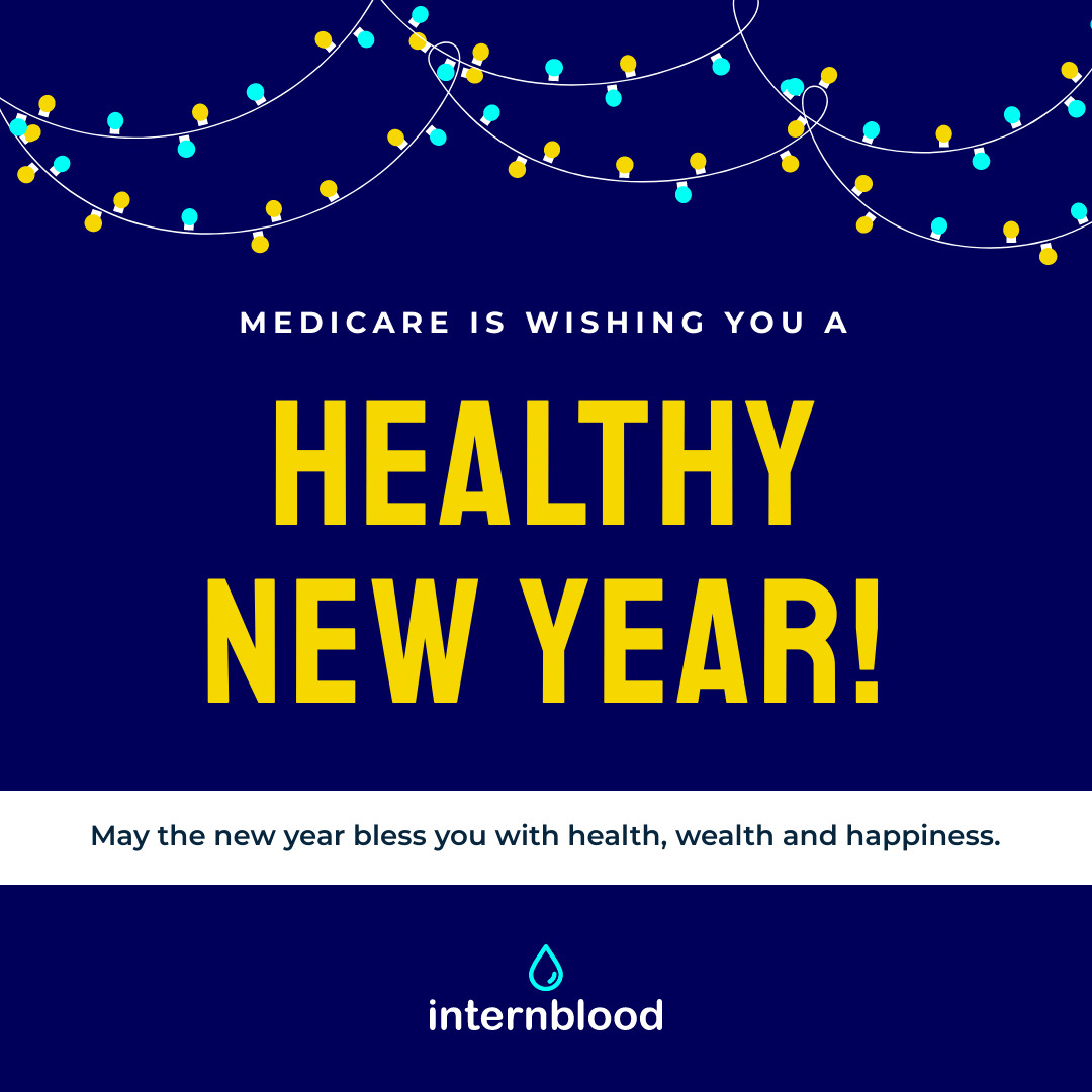 Medicare Healthy New Year 1080x1080 template