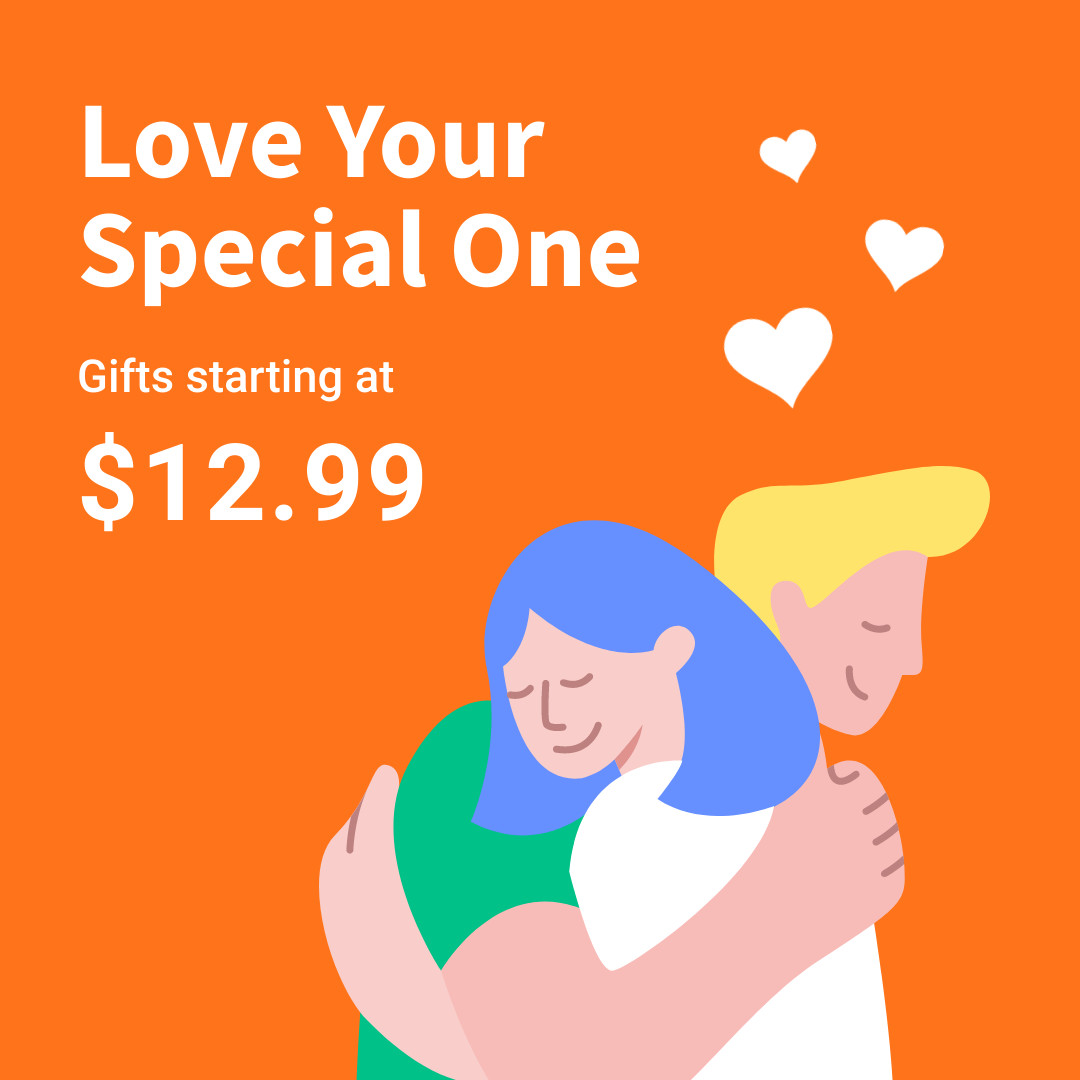 Love Your Special Valentine One 1080x1080 template