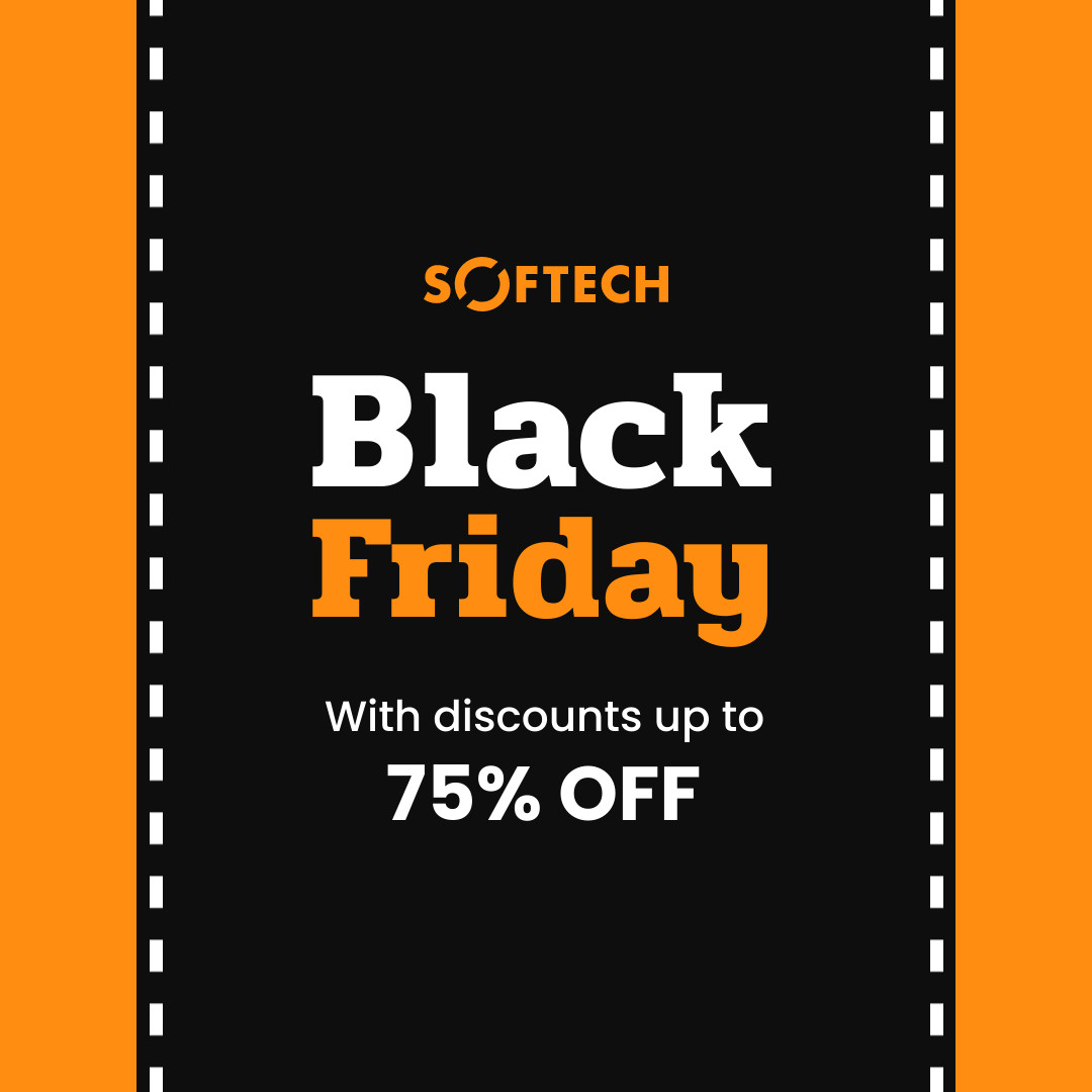 Orange Black Friday Road Discount 1080x1080 template