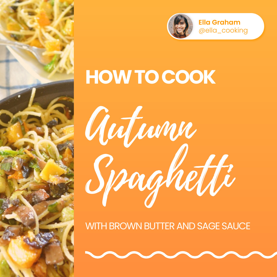 Autumn Spaghetti Carousel 1080x1080 template