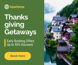 Thanksgiving Getaways Discount  300x250 template
