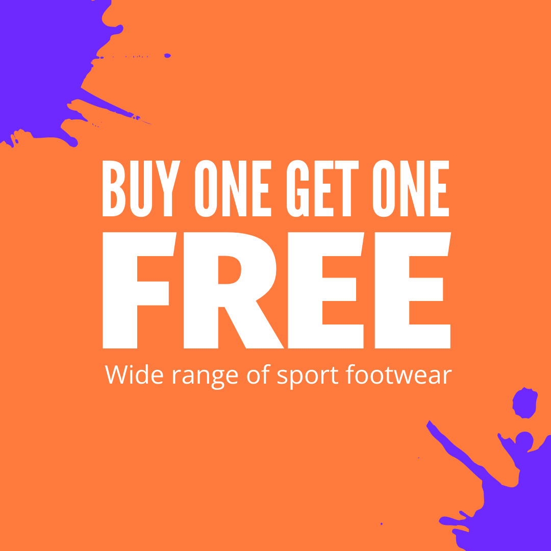 Wide Range Sport Footwear BOGO  1080x1080 template