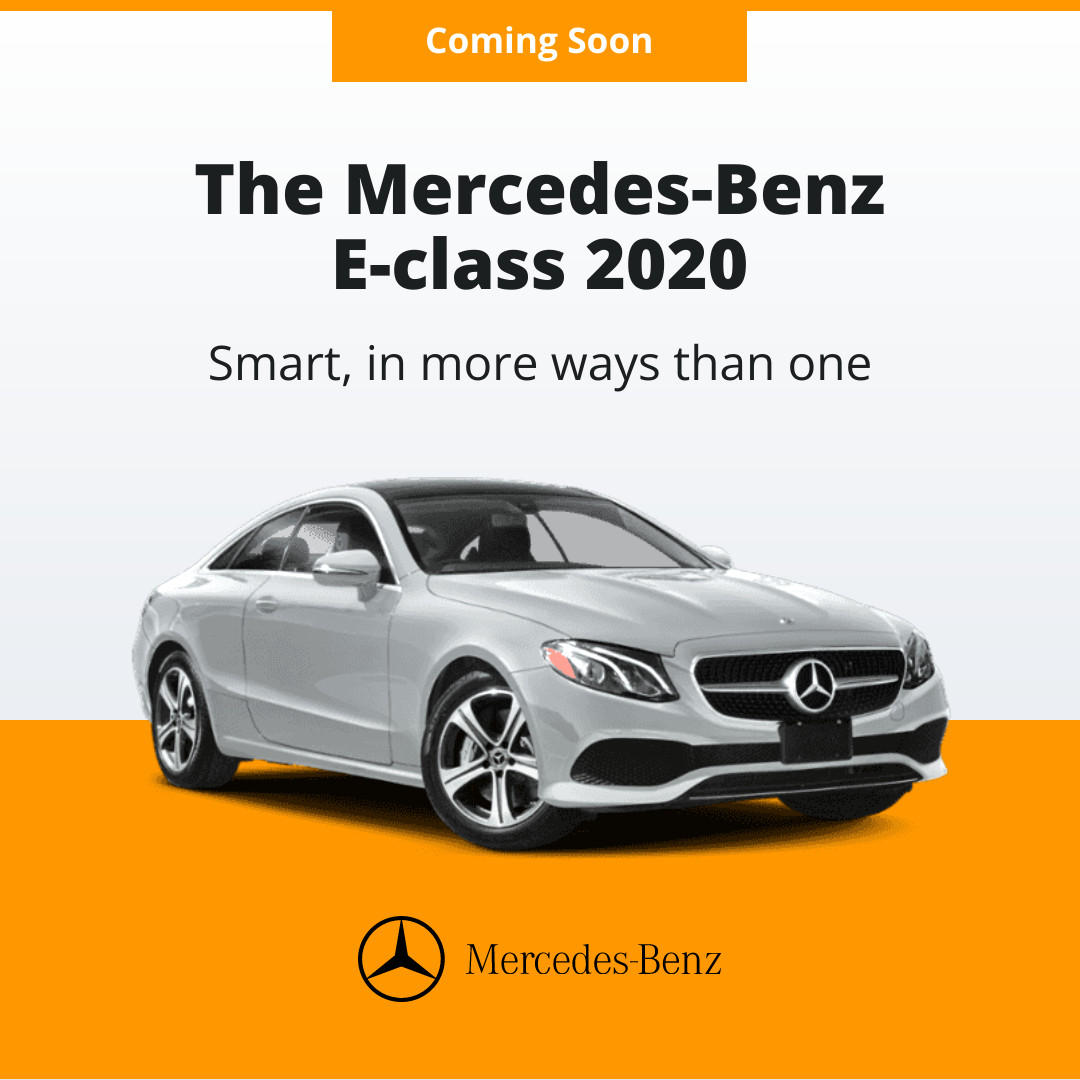 Mercedes Benz E-Class 2020 1080x1080 template
