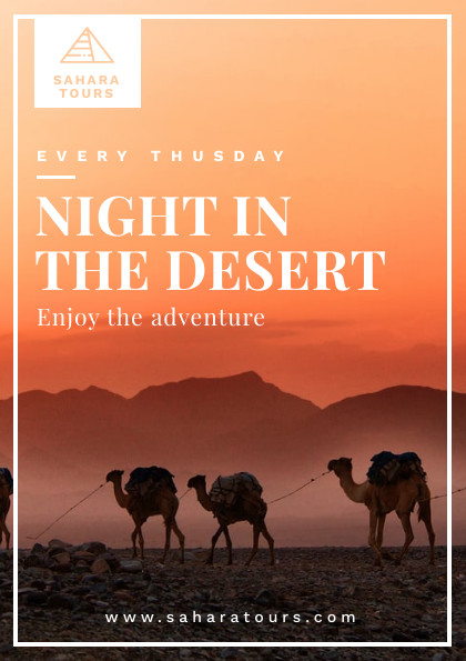 Night in the Dessert – Flyer Template 420x595 template