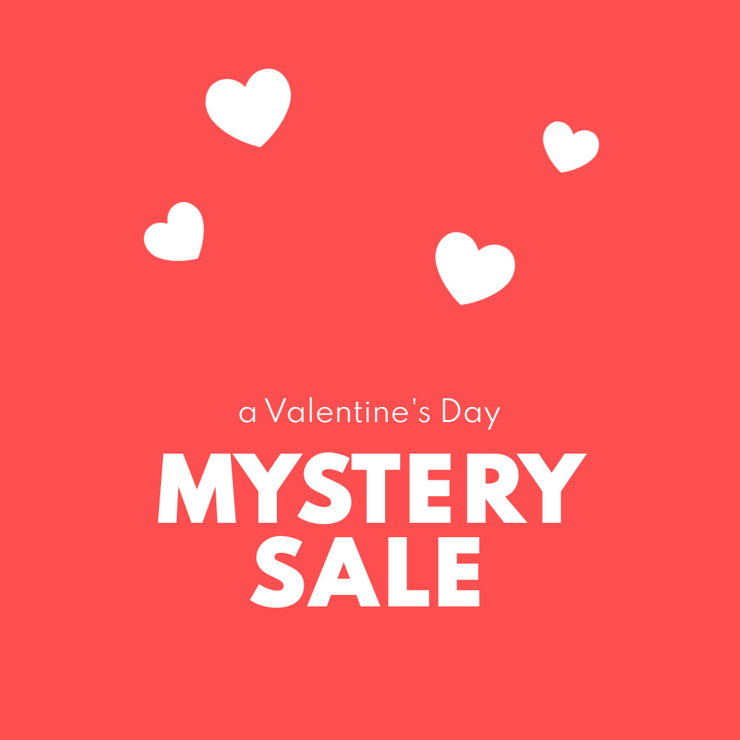 Valentine's Day Mystery Sale 1080x1080 template