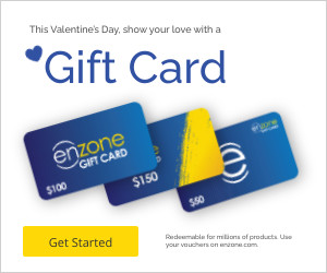 Show Your Love Valentine's Day Gift Card 300x250 template