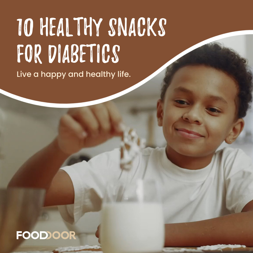 10 Healthy Snacks for Diabetics Video 1080x1080 template preview
