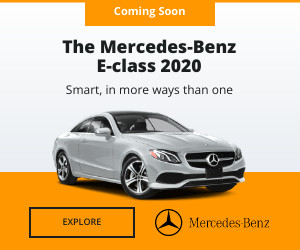 Mercedes Benz E-Class 2020 300x250 template