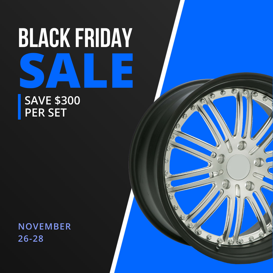 Black Friday Wheels Sale 1080x1080 template