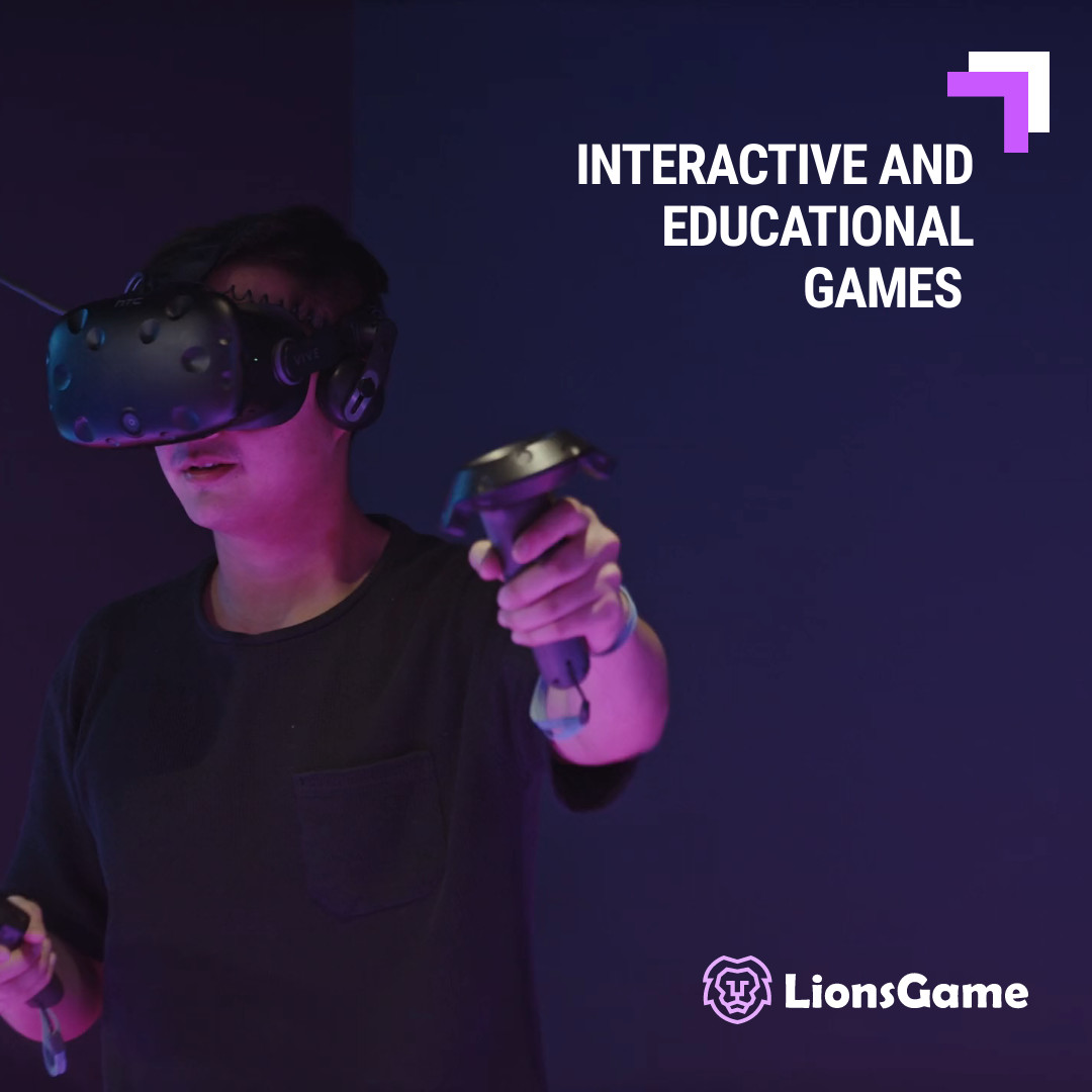 Interactive and Educational Games Video 1080x1080 template preview