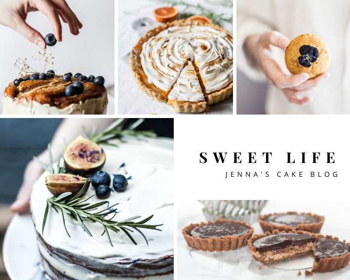 Sweet Life Jenna Blog – Photo Collage Template  709x567 template