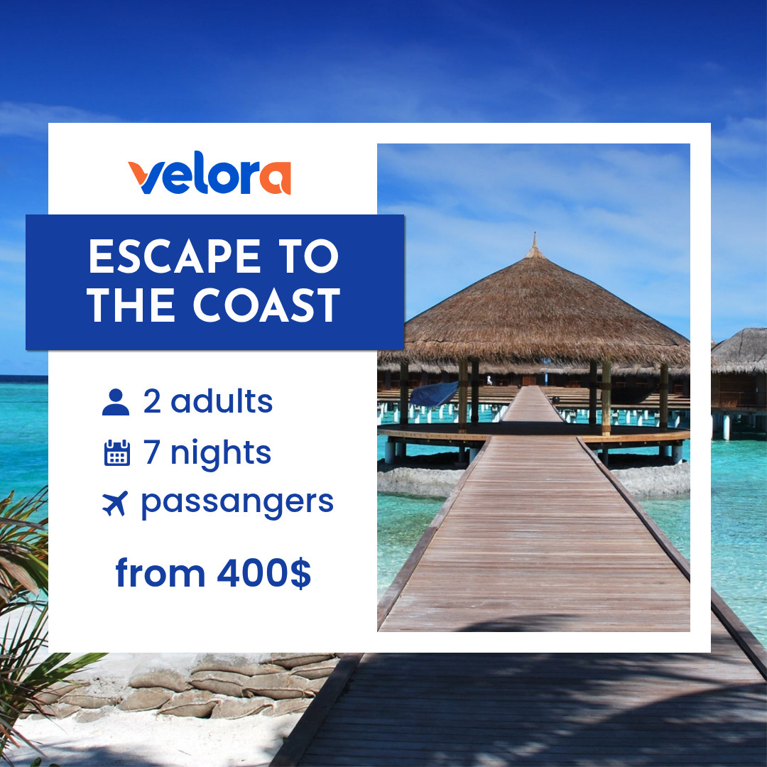 Escape to the Coast 1080x1080 template