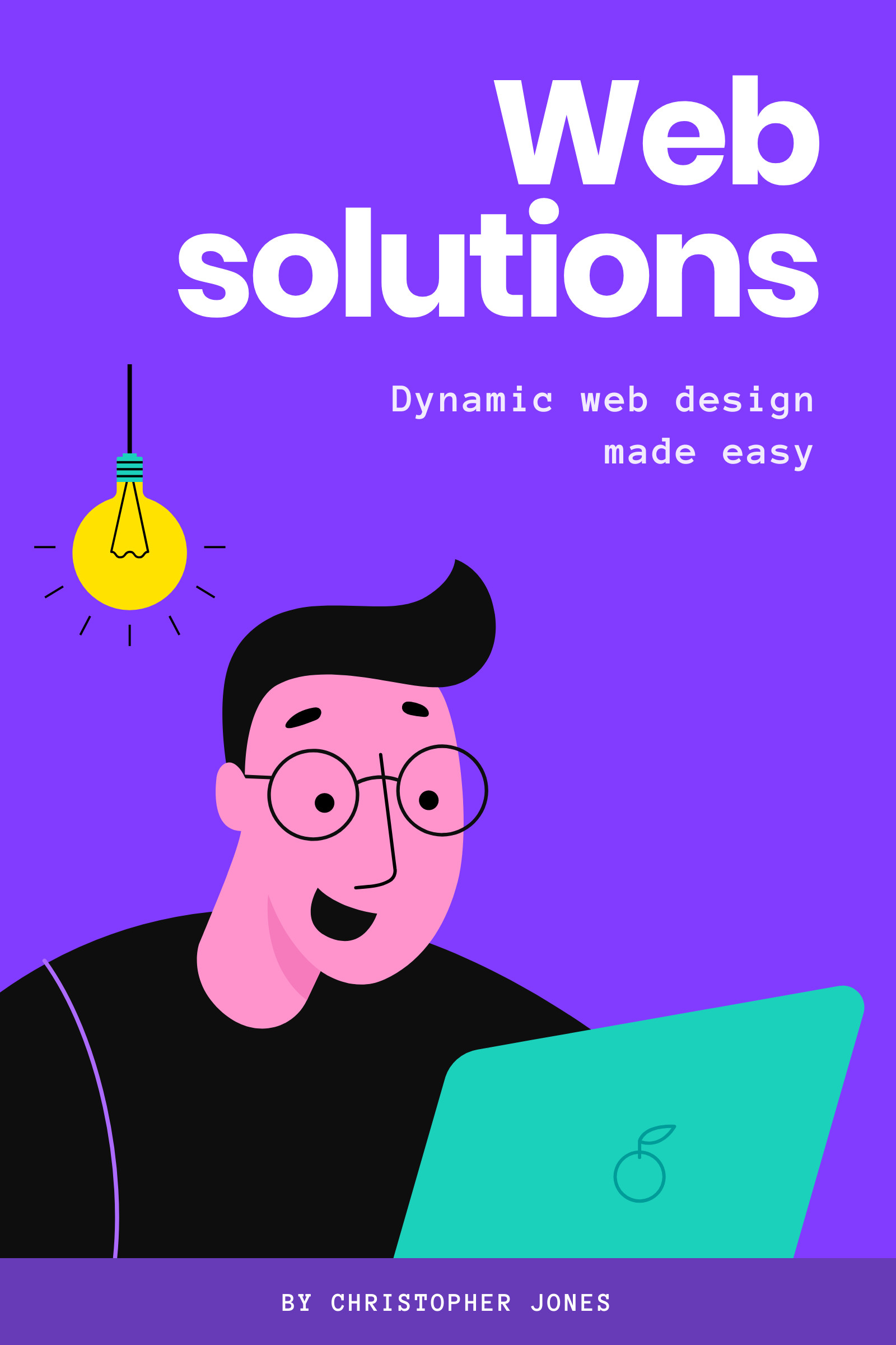 Dynamic web solutions Book – Cover Template 1600x2400 template