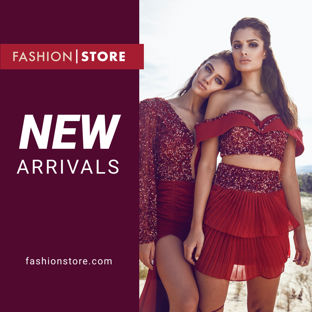 Fashion Store New Arrivals 1080x1080 template