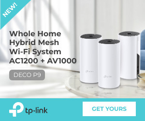Tp-Link Hybrid Mesh Wi-Fi Deco P9 300x250 template